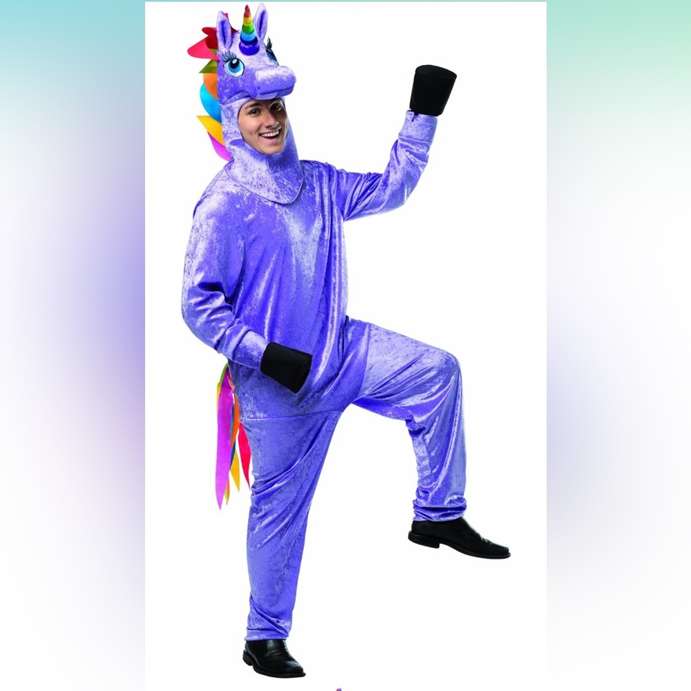 Men’s one size unicorn costume